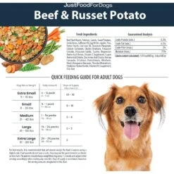 JustFoodForDogs Pantry Fresh Beef & Russet Potato Fresh Dog Food -Blue Buffalo || ROYAL CANIN || Wellness Sales 749854 PT7. AC SS1800 V1696533316