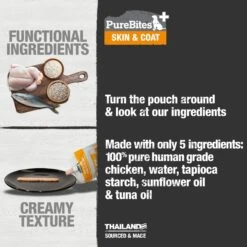 PureBites Plus Squeezables- Skin & Coat Dog Food Toppings -Blue Buffalo || ROYAL CANIN || Wellness Sales 750798 PT2. AC SS1800 V1677594567