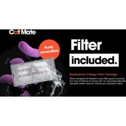 Cat Mate Plastic Dog & Cat Fountain, 67.6-oz -Blue Buffalo || ROYAL CANIN || Wellness Sales 75264 PT3. AC SS1800 V1663712784