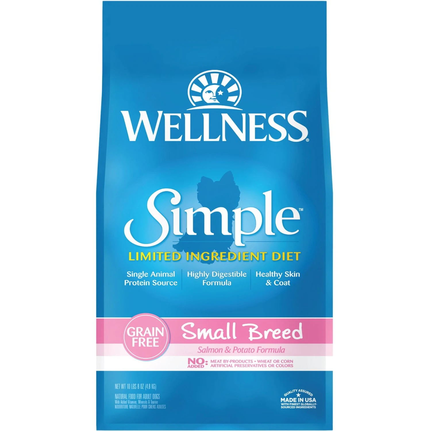 Wellness Simple Limited Ingredient Diet Grain-Free Small Breed Salmon & Potato Formula Dry Dog Food 3 Wellness Simple Limited Ingredient Diet Grain-Free Small Breed Salmon & Potato Formula Dry Dog Food