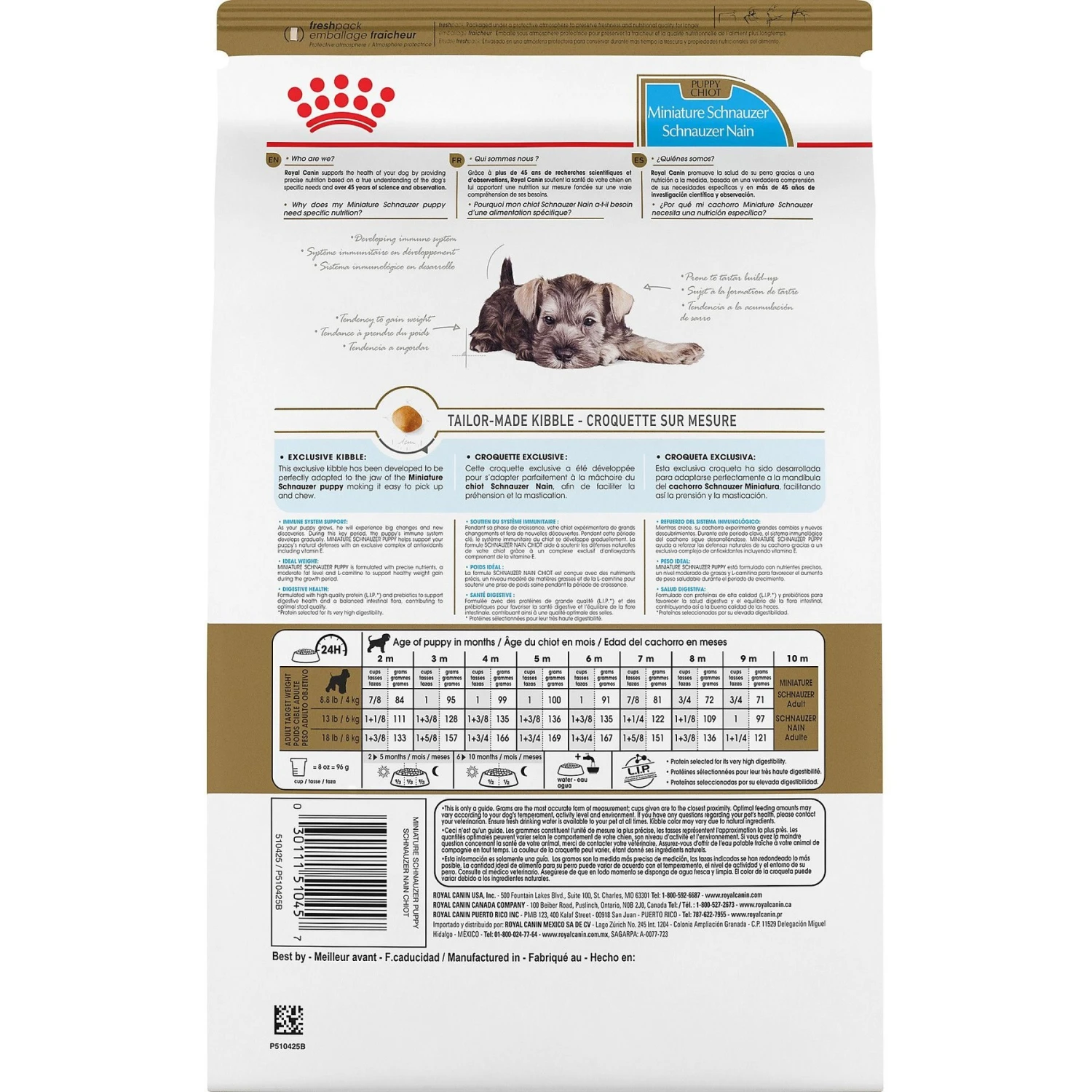 Royal Canin Breed Health Nutrition Miniature Schnauzer Puppy Dry Dog Food 5 Royal Canin Breed Health Nutrition Miniature Schnauzer Puppy Dry Dog Food - Image 3