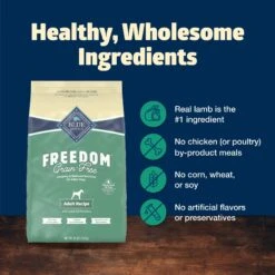 Blue Buffalo Freedom Adult Lamb Recipe Grain-Free Dry Dog Food 14 Blue Buffalo Freedom Adult Lamb Recipe Grain-Free Dry Dog Food -Blue Buffalo || ROYAL CANIN || Wellness Sales 75719 PT5. AC SS1800 V1649113914