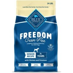 Blue Buffalo Freedom Senior Chicken Recipe Grain-Free Dry Dog Food