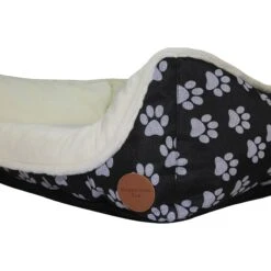 HappyCare Textiles Durable Printed Oxford Plush Bolster Cat & Dog Bed -Blue Buffalo || ROYAL CANIN || Wellness Sales 760374 PT8. AC SS1800 V1674836898