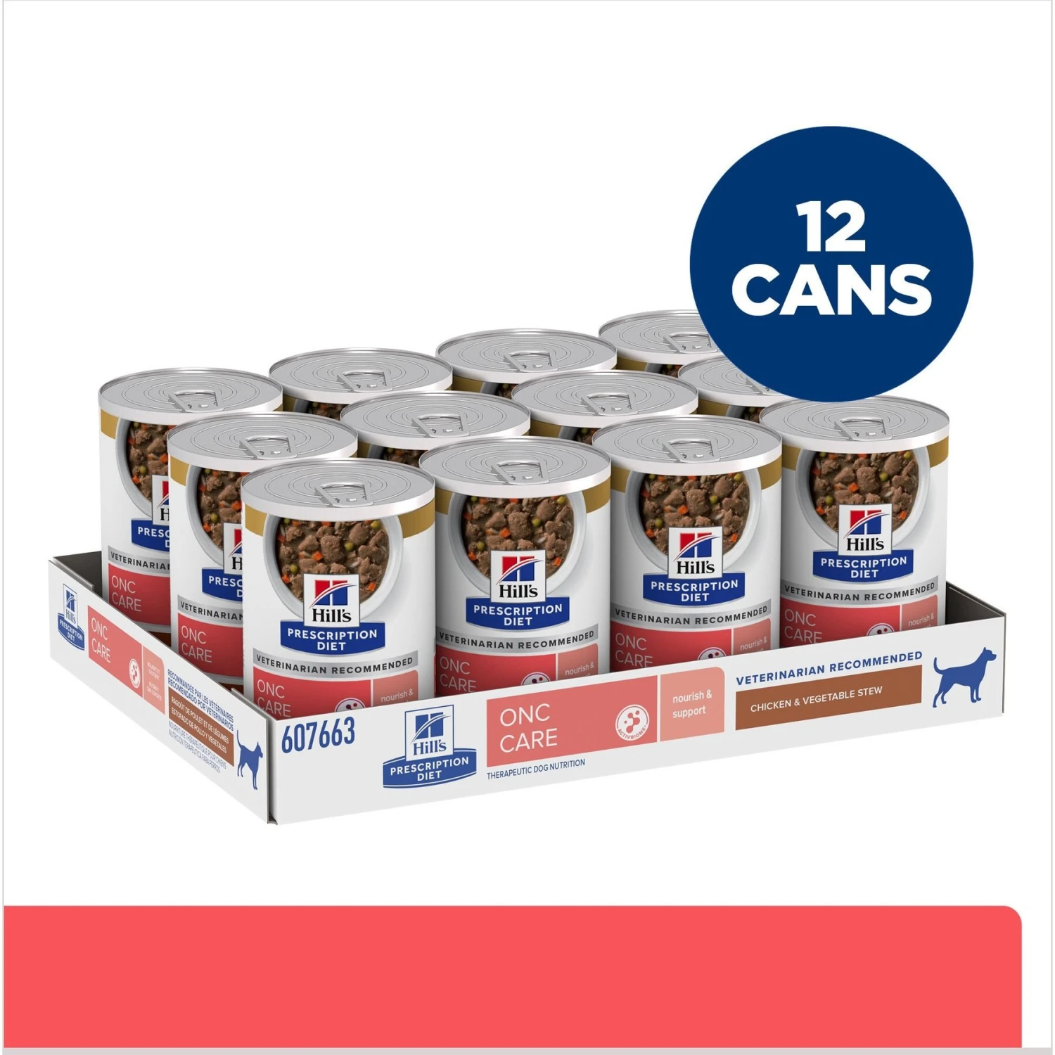 Hill's Prescription Diet ONC Care Chicken & Vegetable Stew Wet Dog Food 4 Hill's Prescription Diet ONC Care Chicken & Vegetable Stew Wet Dog Food - Image 2