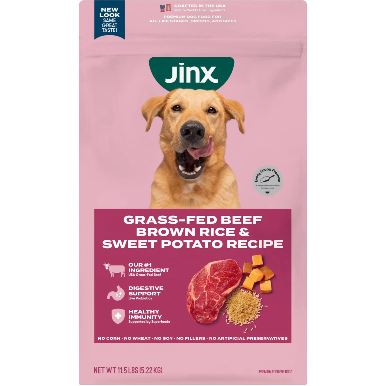 Jinx Beef, Brown Rice & Sweet Potato ALS Kibble Dog Dry Food 3 Jinx Beef, Brown Rice & Sweet Potato ALS Kibble Dog Dry Food