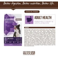 Holistic Select Adult Health Grain-Free Deboned Turkey & Lentils Recipe Dry Dog Food -Blue Buffalo || ROYAL CANIN || Wellness Sales 76657 PT3. AC SS1800 V1510776780