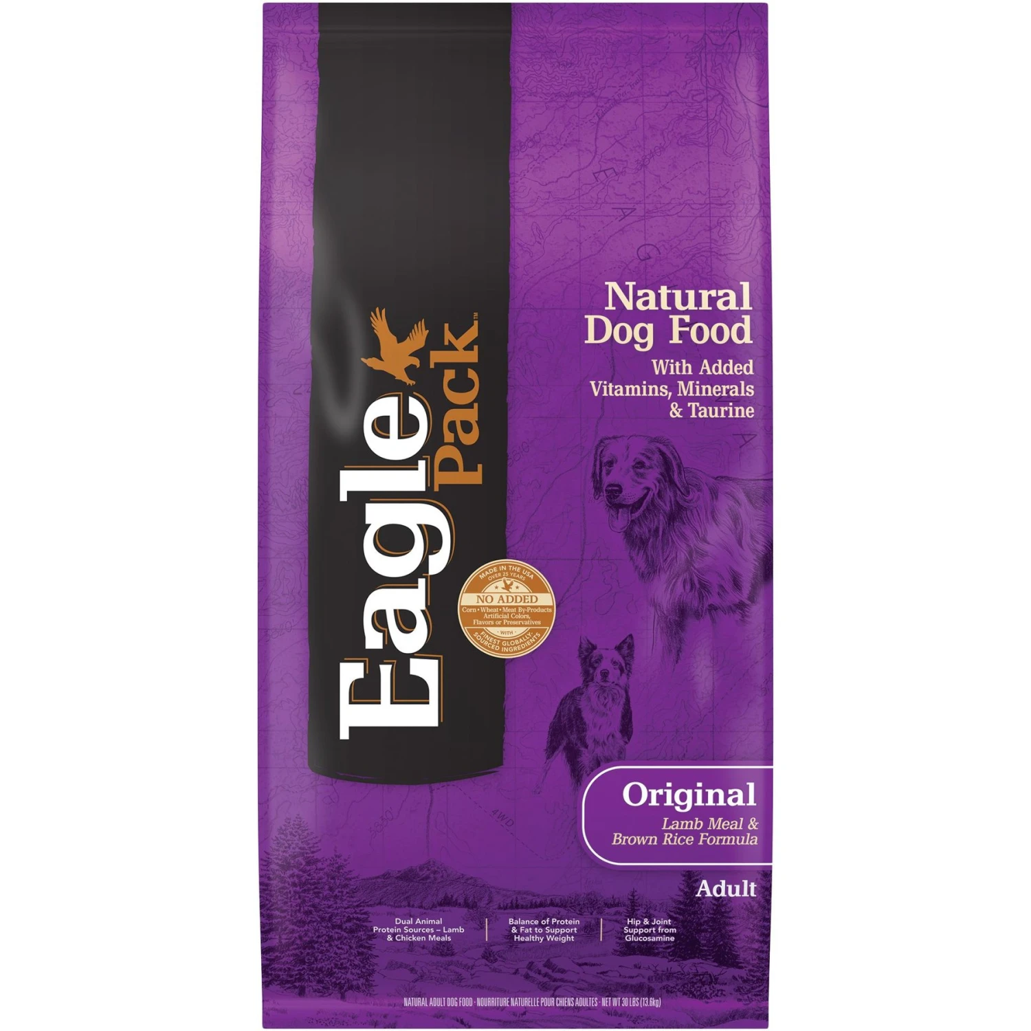 Eagle Pack Original Adult Lamb Meal & Brown Rice Formula Dry Dog Food 3 Eagle Pack Original Adult Lamb Meal & Brown Rice Formula Dry Dog Food