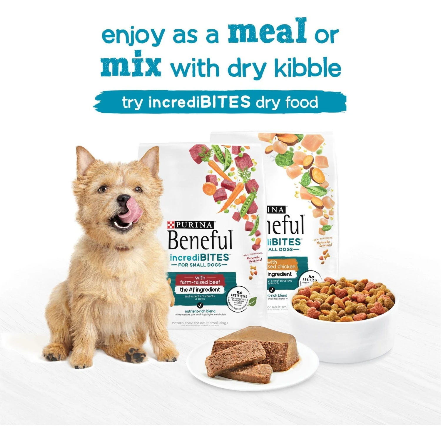Purina Beneful IncrediBites Filet Mignon Flavor In A Savory Gravy Pate Small Wet Dog Food 9 Purina Beneful IncrediBites Filet Mignon Flavor In A Savory Gravy Pate Small Wet Dog Food - Image 7