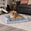 FurHaven Plush Fur & Diamond Print Nest-Top Orthopedic Sofa Cat & Dog Bed 2 FurHaven Plush Fur & Diamond Print Nest-Top Orthopedic Sofa Cat & Dog Bed -Blue Buffalo || ROYAL CANIN || Wellness Sales 768742 MAIN. AC SS1800 V1701882445