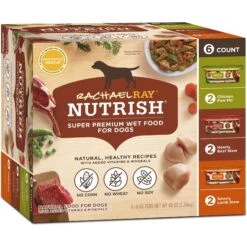 Rachael Ray Nutrish Burger Bites, Beef Burger With Bison Grain-Free Dog Treats & Rachael Ray Nutrish Natural Variety Pack Wet Dog Food -Blue Buffalo || ROYAL CANIN || Wellness Sales 772454 PT5. AC SS1800 V1676566891