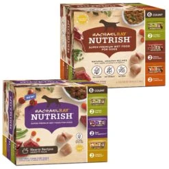 Rachael Ray Nutrish Natural Variety Pack Wet Dog Food & Rachael Ray Nutrish Natural Hearty Recipes Variety Pack Wet Dog Food