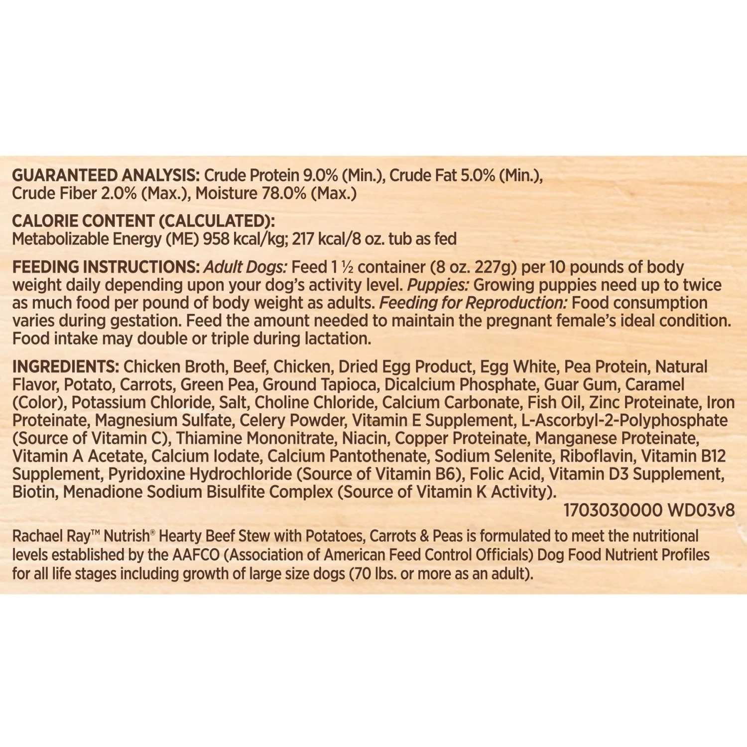 Rachael Ray Nutrish Natural Hearty Beef Stew Natural Grain-Free Wet Dog Food & Rachael Ray Nutrish Natural Chicken Paw Pie Natural Wet Dog Food 6 Rachael Ray Nutrish Natural Hearty Beef Stew Natural Grain-Free Wet Dog Food & Rachael Ray Nutrish Natural Chicken Paw Pie Natural Wet Dog Food - Image 4