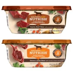Rachael Ray Nutrish Natural Hearty Beef Stew Natural Grain-Free Wet Dog Food & Rachael Ray Nutrish Natural Savory Lamb Stew Natural Wet Dog Food