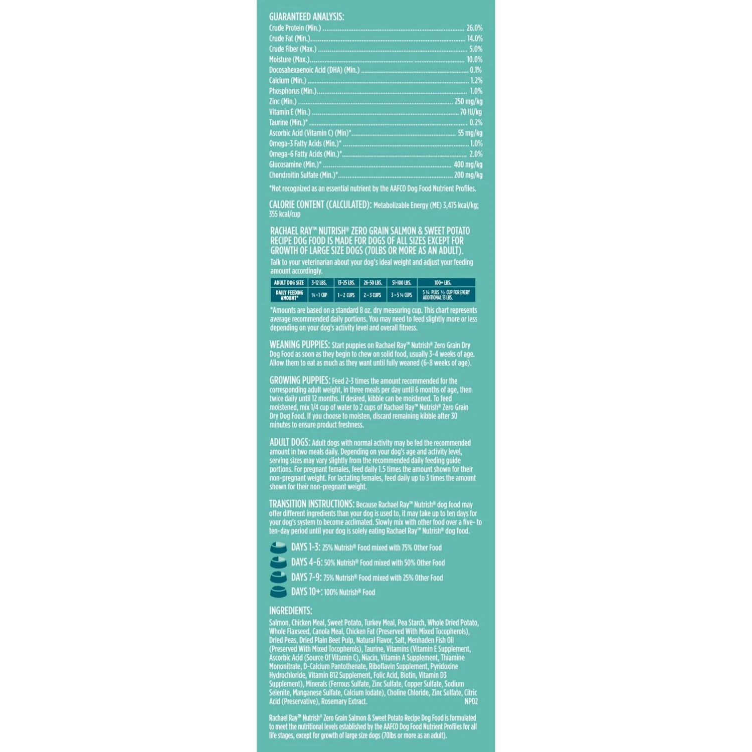 Rachael Ray Nutrish Zero Grain Natural Salmon & Sweet Potato Recipe Grain-Free Dry Dog Food & Rachael Ray Nutrish Soup Bones Chicken & Veggies Flavor Dog Treats 6 Rachael Ray Nutrish Zero Grain Natural Salmon & Sweet Potato Recipe Grain-Free Dry Dog Food & Rachael Ray Nutrish Soup Bones Chicken & Veggies Flavor Dog Treats - Image 4
