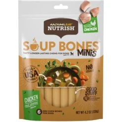 Rachael Ray Nutrish Soup Bones Minis Chicken & Veggies Flavor Dog Chew Treats + 2 Items -Blue Buffalo || ROYAL CANIN || Wellness Sales 773166 PT7. AC SS1800 V1676649050