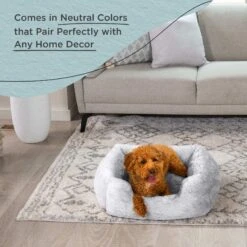 Best Friends By Sheri Soothe & Snooze Lounge Lux Memory Foam Rectangular Orthopedic Bolster Dog Bed -Blue Buffalo || ROYAL CANIN || Wellness Sales 774134 PT5. AC SS1800 V1678738458