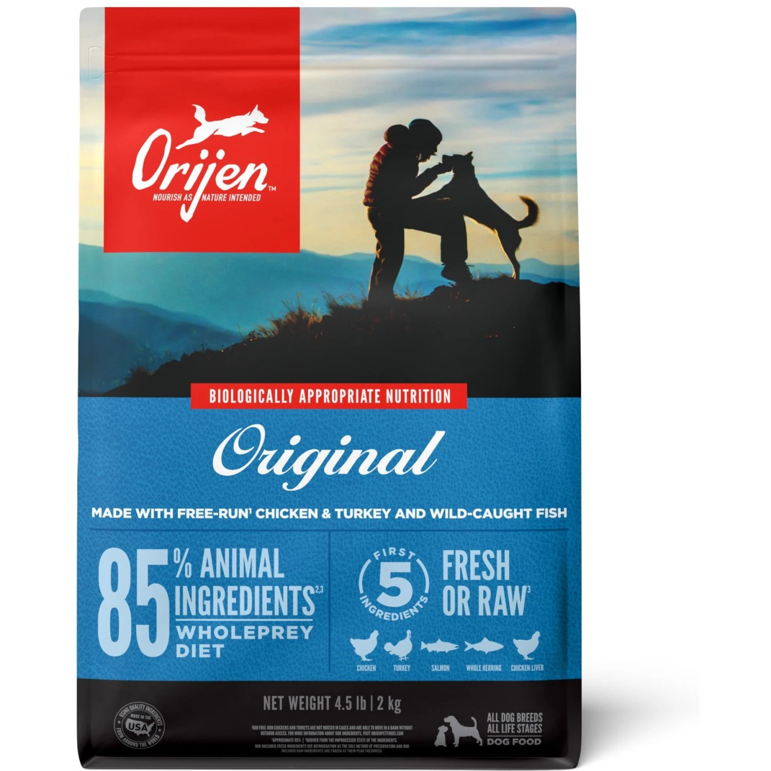 ORIJEN Real Meat Shreds Original Stew Grain-Free Wet Dog Food, 12.8-oz Can, Case Of 12 & ORIJEN Original Grain-Free Dry Dog Food 4 ORIJEN Real Meat Shreds Original Stew Grain-Free Wet Dog Food, 12.8-oz Can, Case Of 12 & ORIJEN Original Grain-Free Dry Dog Food - Image 2