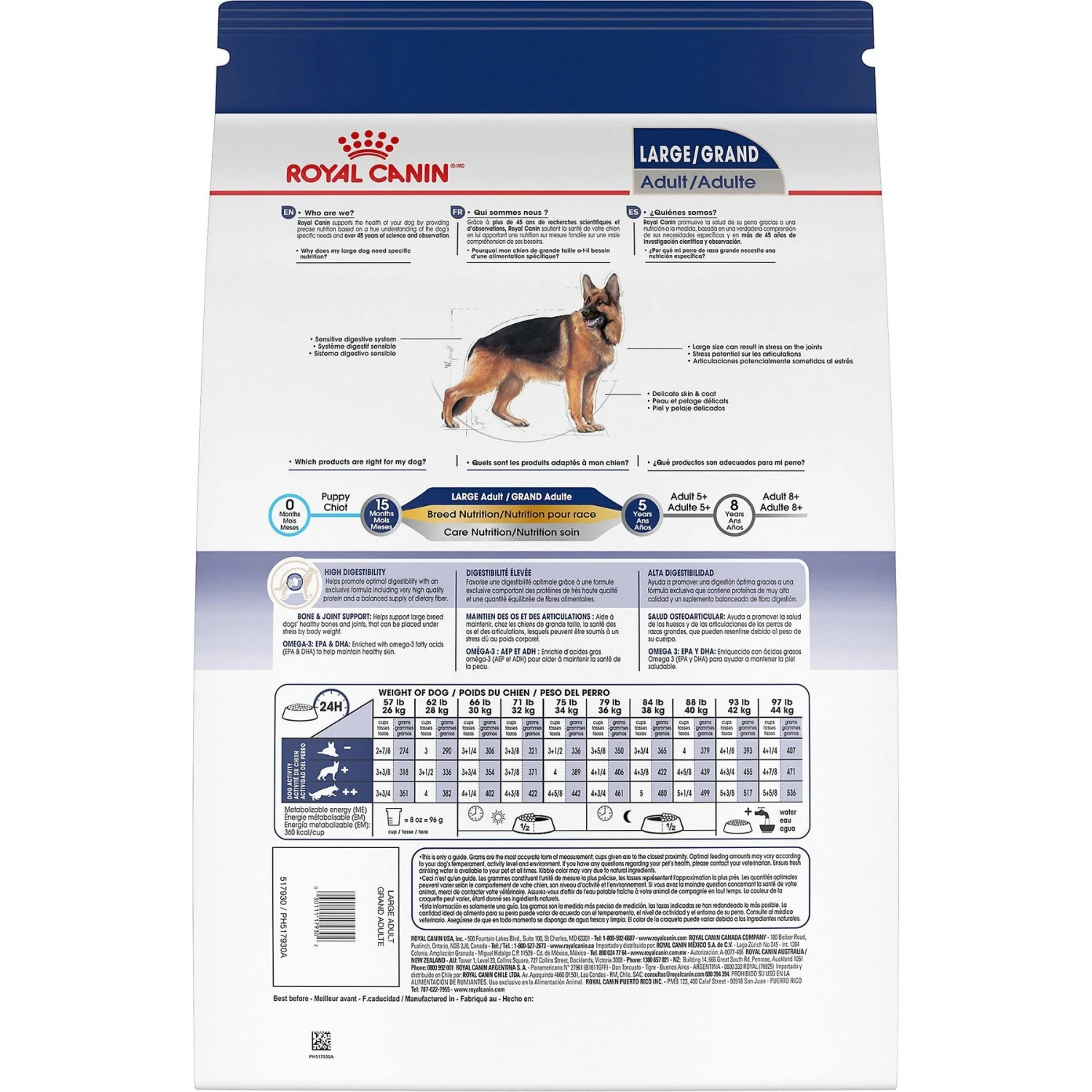 Royal Canin Size Health Nutrition Large Adult Dry Dog Food 5 Royal Canin Size Health Nutrition Large Adult Dry Dog Food - Image 3