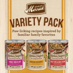 Merrick Kitchen Comforts Real Meat & Brown Rice With Grains Variety Pack Wet Dog Food, 12.7-oz Can, Case Of 12 14 Merrick Kitchen Comforts Real Meat & Brown Rice With Grains Variety Pack Wet Dog Food, 12.7-oz Can, Case Of 12 -Blue Buffalo || ROYAL CANIN || Wellness Sales 781950 PT3. AC SS1800 V1683814376