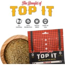 Grandma Lucy's Top It Beef Stew Grain-Free Dry Dog & Cat Food Topping, 4-oz Bag 12 Grandma Lucy's Top It Beef Stew Grain-Free Dry Dog & Cat Food Topping, 4-oz Bag -Blue Buffalo || ROYAL CANIN || Wellness Sales 782526 PT2. AC SS1800 V1677513188