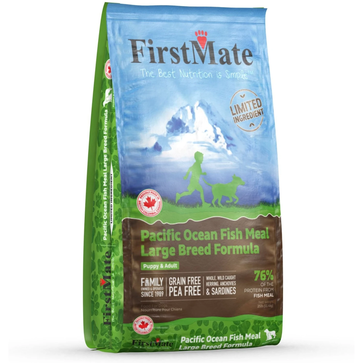 Firstmate Limited Ingredient Diet Grain-Free Pacific Ocean Fish Meal Large Breed Formula Dry Dog Food 6 Firstmate Limited Ingredient Diet Grain-Free Pacific Ocean Fish Meal Large Breed Formula Dry Dog Food - Image 4