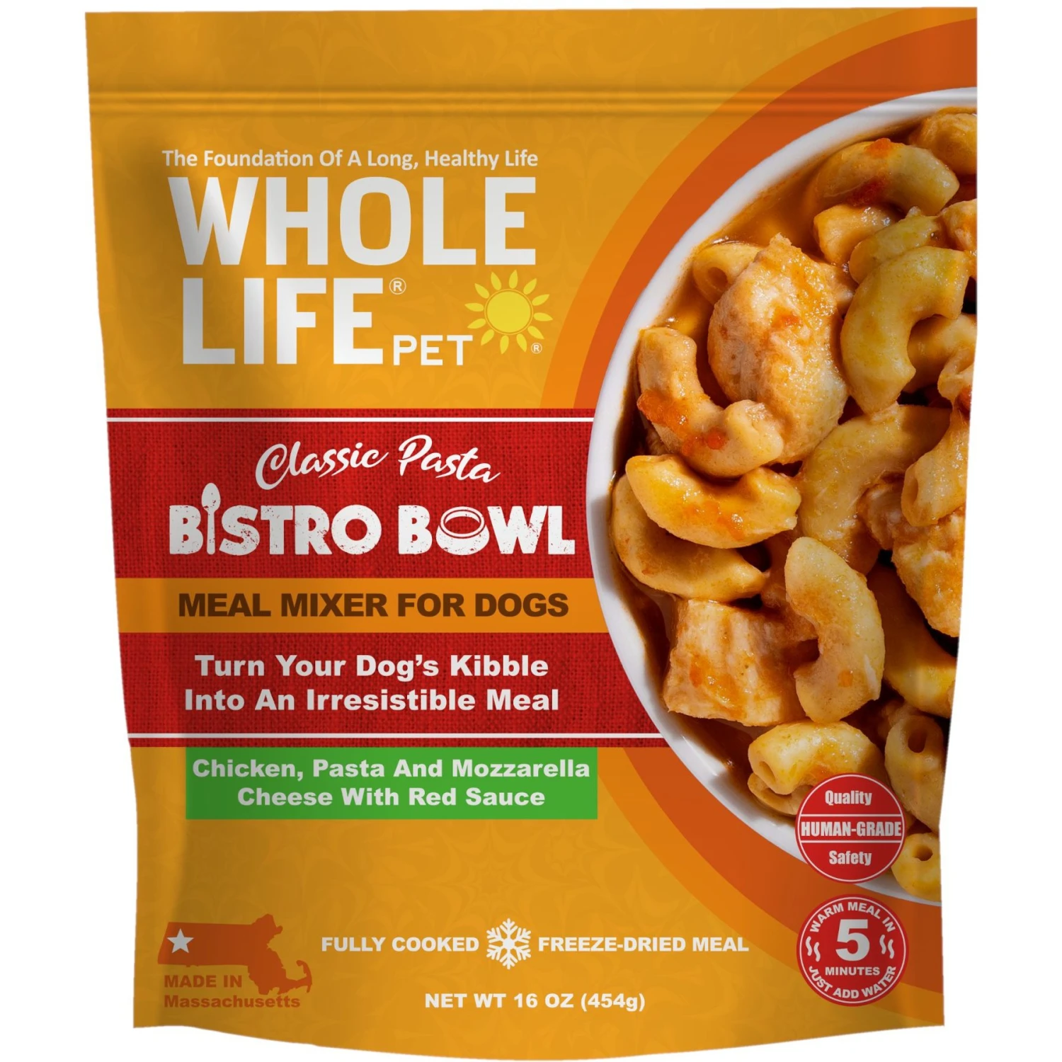 Whole Life Bistro Bowls Classic Pasta Flavored Dog Food Topper, 16-oz Bag 3 Whole Life Bistro Bowls Classic Pasta Flavored Dog Food Topper, 16-oz Bag