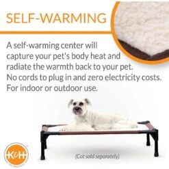 K&H Pet Products Self-Warming Cot Cover For Elevated Dog Bed -Blue Buffalo || ROYAL CANIN || Wellness Sales 78465 PT3. AC SS1800 V1626387973