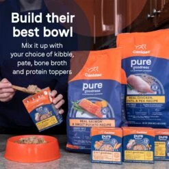 CANIDAE PURE 2-in-1 Goodness Pate Recipe Real Salmon & Sweet Potatoes In Bone Broth Wet Dog Food, 11.5-oz Box, Case Of 6 16 CANIDAE PURE 2-in-1 Goodness Pate Recipe Real Salmon & Sweet Potatoes In Bone Broth Wet Dog Food, 11.5-oz Box, Case Of 6 -Blue Buffalo || ROYAL CANIN || Wellness Sales 787110 PT6. AC SS1800 V1678479804