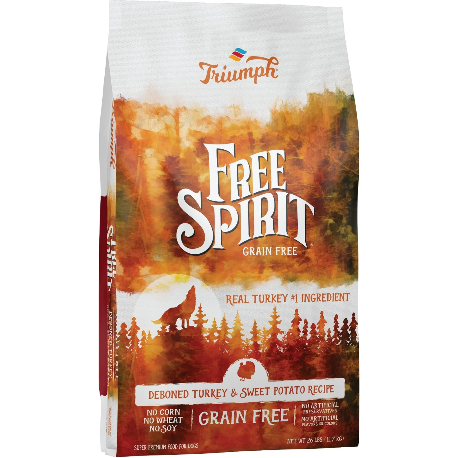 Triumph Free Spirit Grain-Free Deboned Turkey & Sweet Potato Recipe Dry Dog Food 3 Triumph Free Spirit Grain-Free Deboned Turkey & Sweet Potato Recipe Dry Dog Food