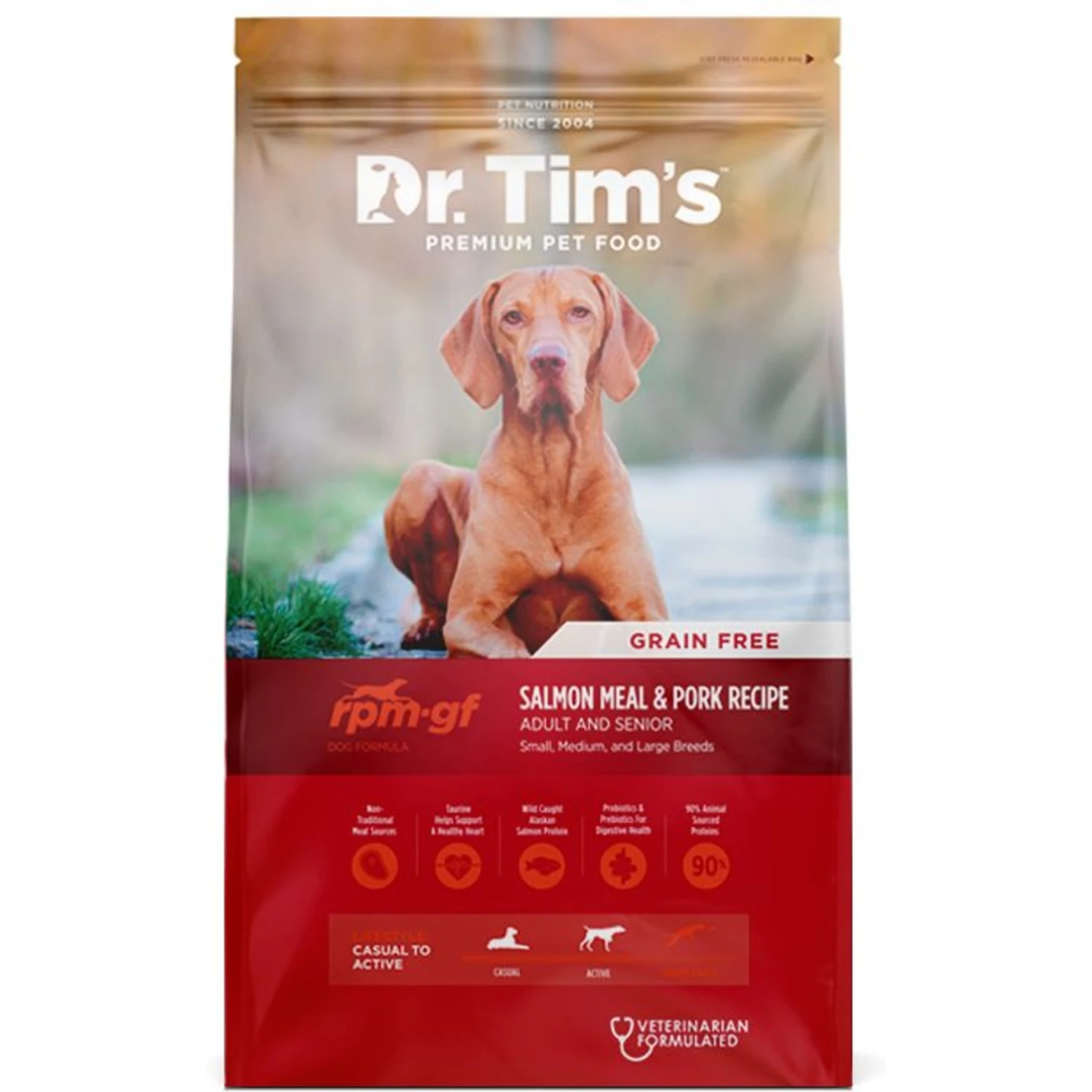 Dr. Tim's Salmon & Pork Grain-Free RPM Formula Dry Dog Food 3 Dr. Tim's Salmon & Pork Grain-Free RPM Formula Dry Dog Food