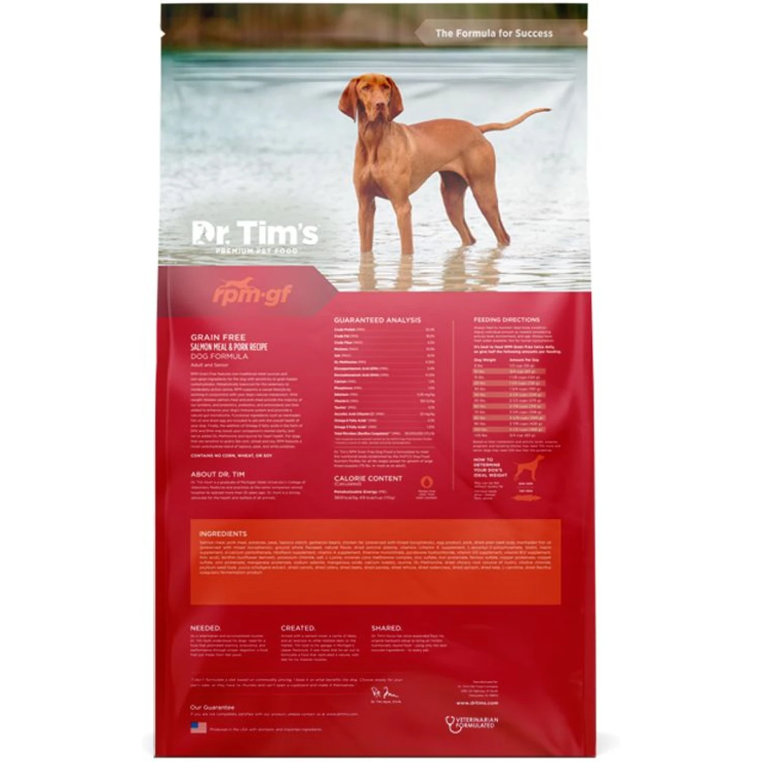 Dr. Tim's Salmon & Pork Grain-Free RPM Formula Dry Dog Food 4 Dr. Tim's Salmon & Pork Grain-Free RPM Formula Dry Dog Food - Image 2