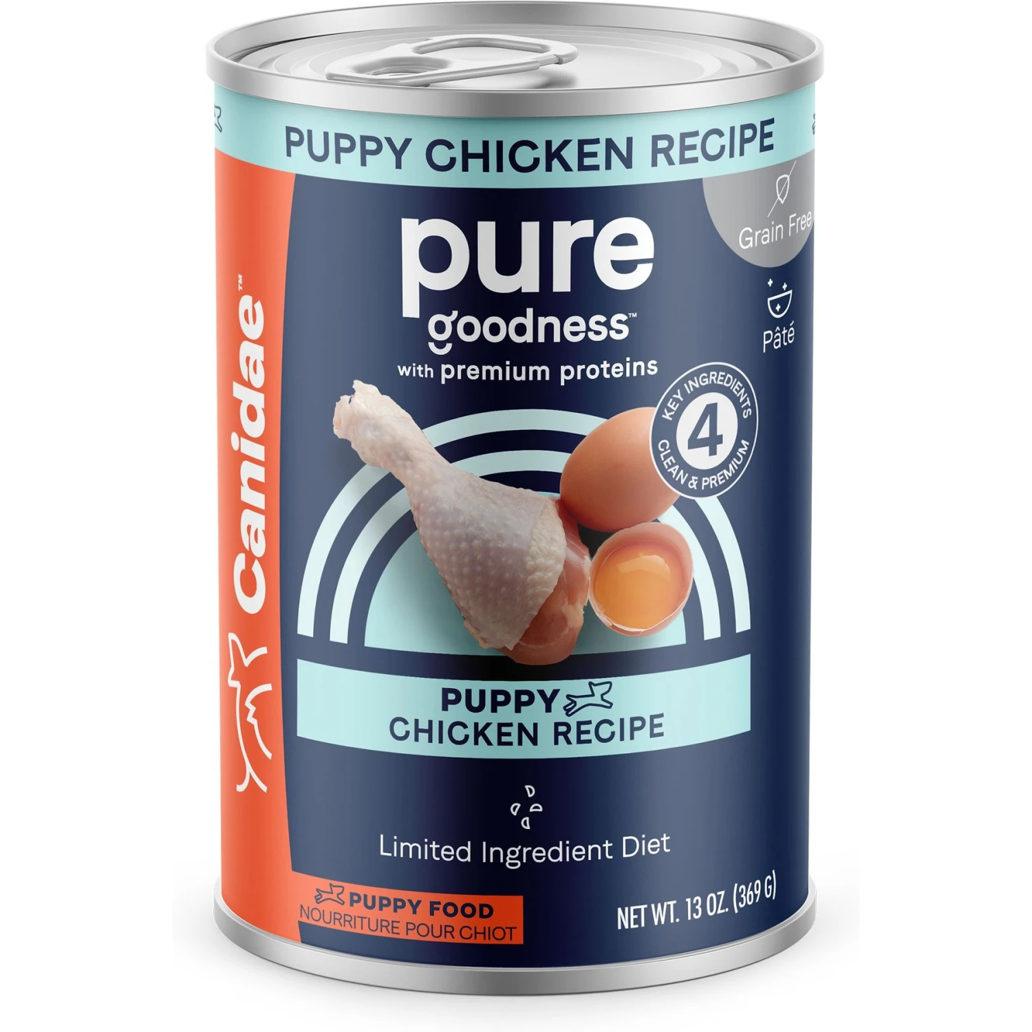 CANIDAE PURE Puppy Grain-Free Limited Ingredient Chicken Recipe Canned Dog Food 3 CANIDAE PURE Puppy Grain-Free Limited Ingredient Chicken Recipe Canned Dog Food