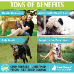 Raw Paws Virgin Coconut Oil Dog & Cat Food Topper, 16-oz Jar -Blue Buffalo || ROYAL CANIN || Wellness Sales 812806 PT2. AC SS1800 V1700515633