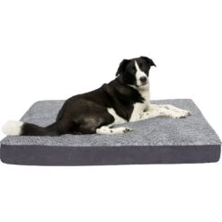 FurHaven Two-Tone Fur & Suede Deluxe Full Support Bolster Cat & Dog Bed With Removable Cover -Blue Buffalo || ROYAL CANIN || Wellness Sales 816734 PT3. AC SS1800 V1704234973