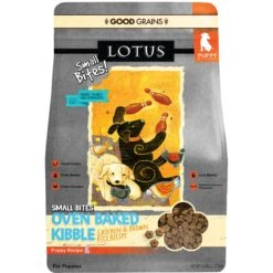Lotus Oven-Baked Chicken Small Bites Recipe Puppy Dry Dog Food