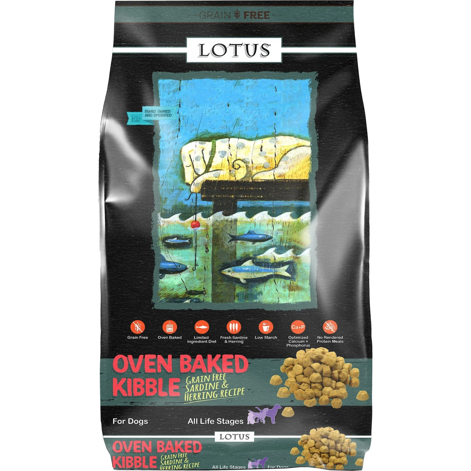 Lotus Oven-Baked Grain-Free Sardine & Herring Recipe Dry Dog Food 3 Lotus Oven-Baked Grain-Free Sardine & Herring Recipe Dry Dog Food