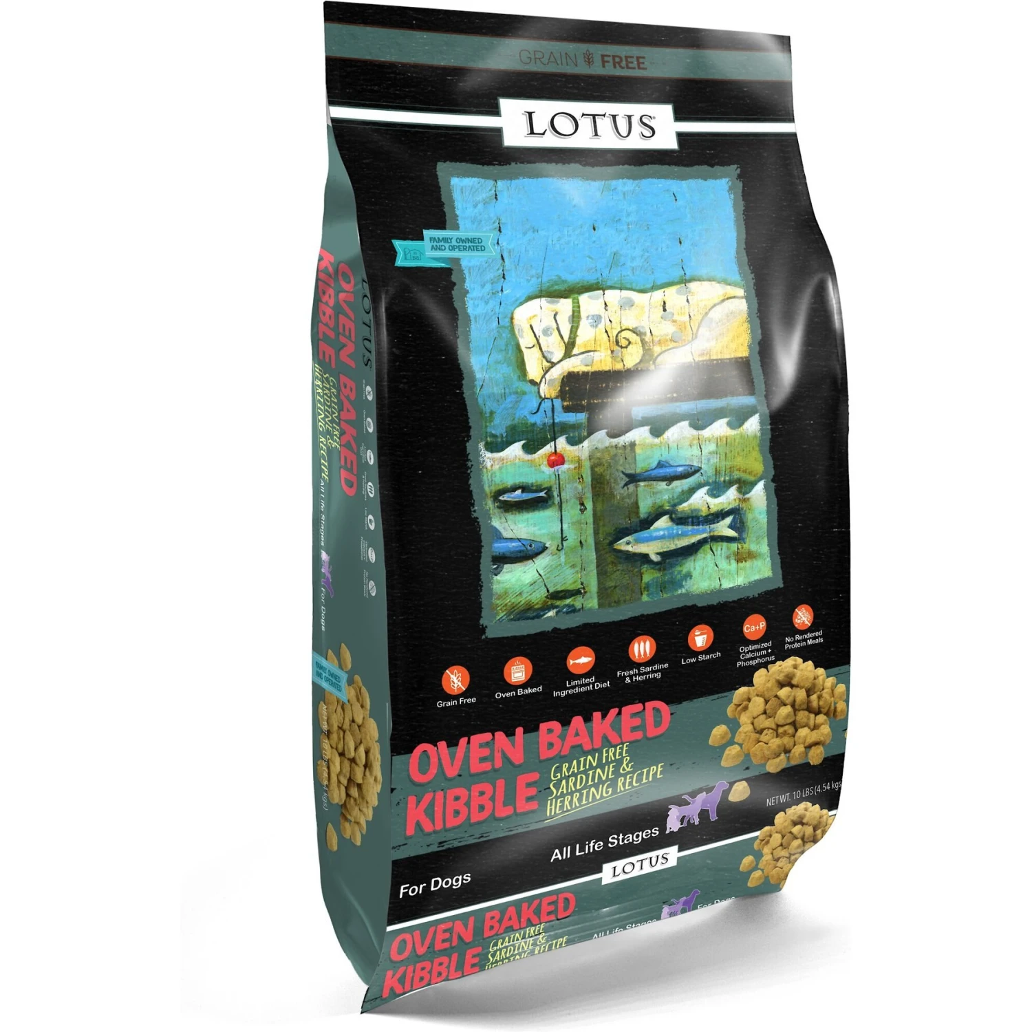 Lotus Oven-Baked Grain-Free Sardine & Herring Recipe Dry Dog Food 5 Lotus Oven-Baked Grain-Free Sardine & Herring Recipe Dry Dog Food - Image 3