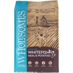 Wholesomes Grain-Free Beef Meal & Potatoes Formula Dry Dog Food, 35-lb Bag & Wholesomes Grain-Free Whitefish Meal & Potatoes Formula Dry Dog Food, 35-lb Bag -Blue Buffalo || ROYAL CANIN || Wellness Sales 822966 PT5. AC SS1800 V1680788357