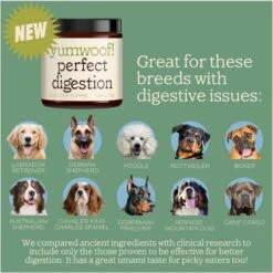 Yumwoof Natural Pet Food Perfect Digestion Dog Food Topper, 2.5-oz Jar -Blue Buffalo || ROYAL CANIN || Wellness Sales 823806 PT5. AC SS1800 V1681230869