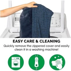 FurHaven Plush Fur & Almond Print Orthopedic Deluxe L-Chaise Sofa Cat & Dog Bed -Blue Buffalo || ROYAL CANIN || Wellness Sales 824582 PT8. AC SS1800 V1703798161