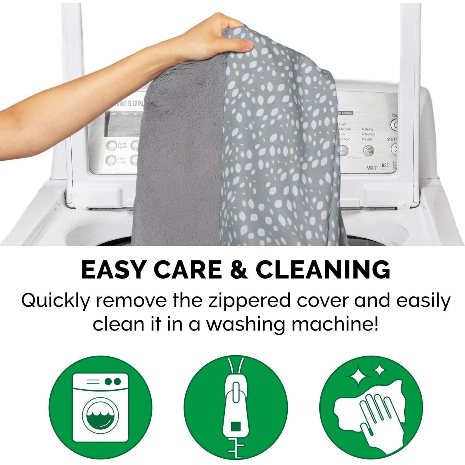 FurHaven Plush Fur & Almond Print Memory Foam Top Deluxe L-Chaise Sofa Cat & Dog Bed 11 FurHaven Plush Fur & Almond Print Memory Foam Top Deluxe L-Chaise Sofa Cat & Dog Bed - Image 9