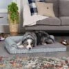 FurHaven Plush Fur & Almond Print Cooling Gel Top Deluxe L-Chaise Sofa Cat & Dog Bed -Blue Buffalo || ROYAL CANIN || Wellness Sales 824766 MAIN. AC SS1800 V1703798341