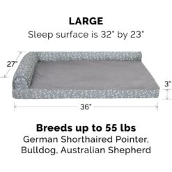 FurHaven Plush Fur & Almond Print Cooling Gel Top Deluxe L-Chaise Sofa Cat & Dog Bed 12 FurHaven Plush Fur & Almond Print Cooling Gel Top Deluxe L-Chaise Sofa Cat & Dog Bed -Blue Buffalo || ROYAL CANIN || Wellness Sales 824766 PT1. AC SS1800 V1703798648