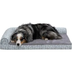 FurHaven Plush Fur & Almond Print Cooling Gel Top Deluxe L-Chaise Sofa Cat & Dog Bed 15 FurHaven Plush Fur & Almond Print Cooling Gel Top Deluxe L-Chaise Sofa Cat & Dog Bed -Blue Buffalo || ROYAL CANIN || Wellness Sales 824766 PT4. AC SS1800 V1703798648
