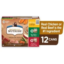 Rachael Ray Nutrish Premium Pate Variety Pack Wet Dog Food, 13-oz Can, Case Of 12 -Blue Buffalo || ROYAL CANIN || Wellness Sales 825022 PT2. AC SS1800 V1682017713