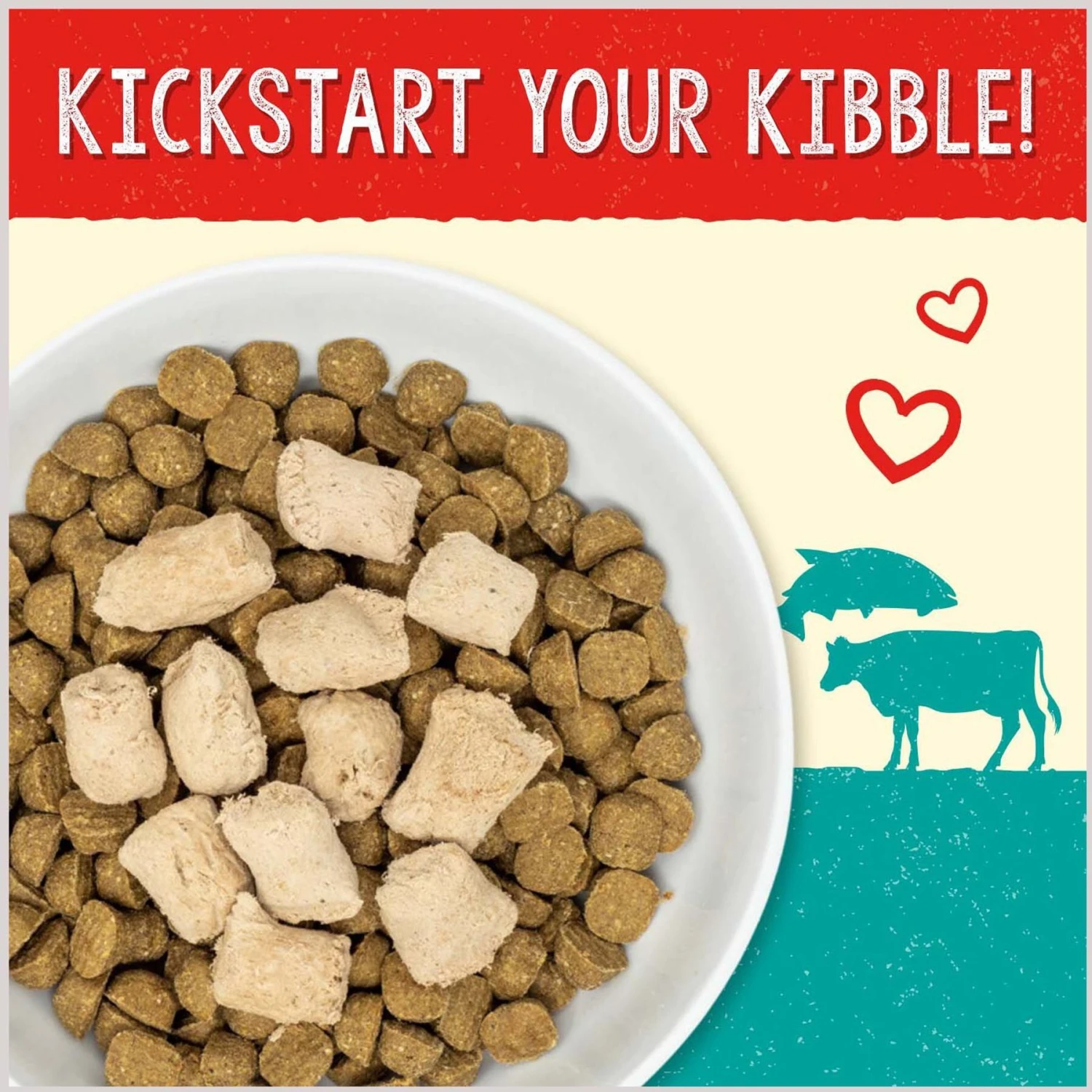 Stella & Chewy's Freeze-Dried Grain-Free Protein Rich Recipe Raw Surf & Turf Meal Mixer Dog Food Topper, 8-oz Bag 4 Stella & Chewy's Freeze-Dried Grain-Free Protein Rich Recipe Raw Surf & Turf Meal Mixer Dog Food Topper, 8-oz Bag - Image 2