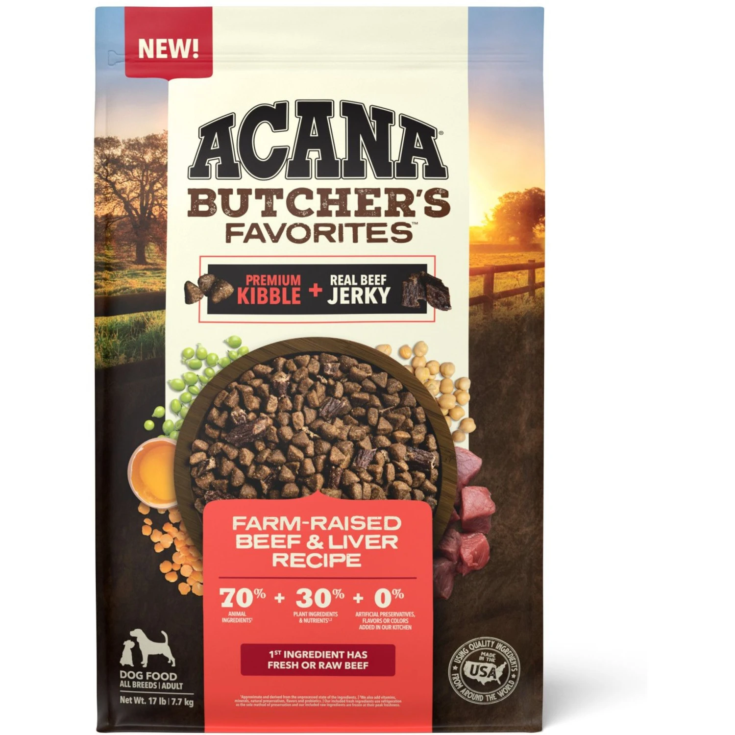 ACANA Butcher’s Favorites Grain-Free Farm-Raised Beef & Liver Recipe Dry Dog Food 3 ACANA Butcher’s Favorites Grain-Free Farm-Raised Beef & Liver Recipe Dry Dog Food
