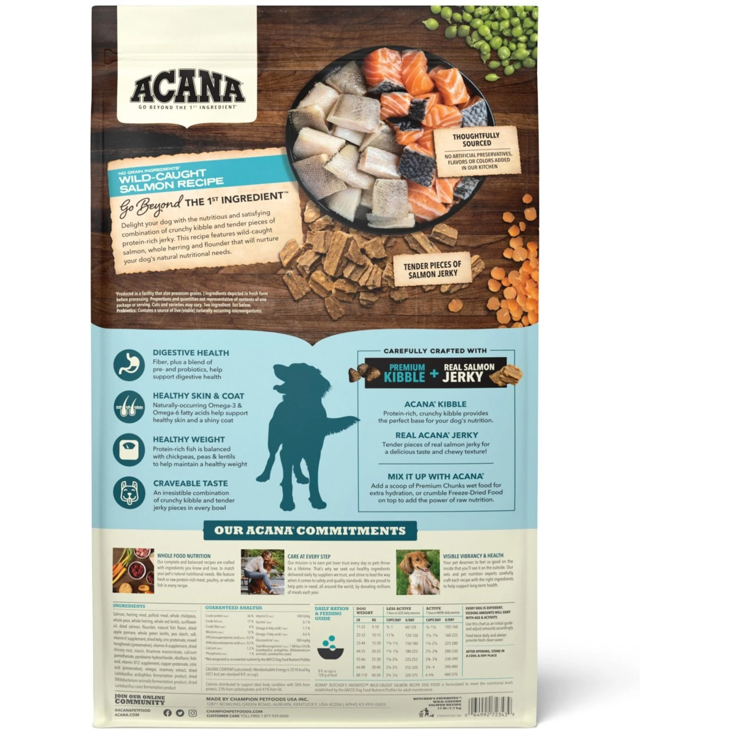 ACANA Butcher’s Favorites Grain-Free Wild-Caught Salmon Recipe Dry Dog Food 4 ACANA Butcher’s Favorites Grain-Free Wild-Caught Salmon Recipe Dry Dog Food - Image 2