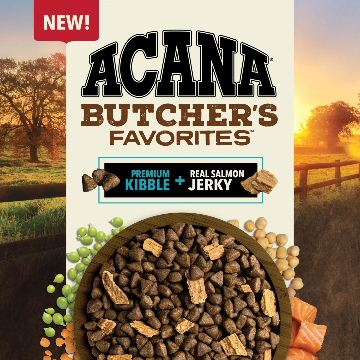 ACANA Butcher’s Favorites Grain-Free Wild-Caught Salmon Recipe Dry Dog Food 6 ACANA Butcher’s Favorites Grain-Free Wild-Caught Salmon Recipe Dry Dog Food - Image 4